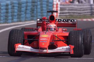 Il vincitore della gara Michael Schumacher, Ferrari F2001