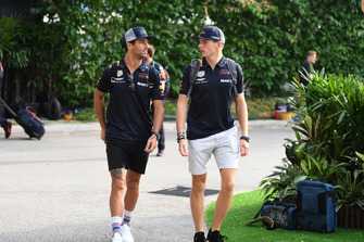 Daniel Ricciardo, Red Bull Racing and Max Verstappen, Red Bull Racing