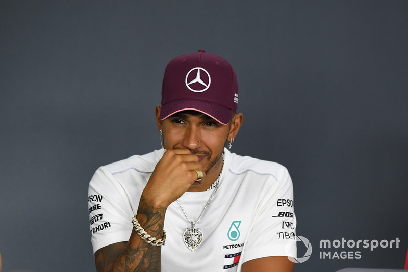 Lewis Hamilton, Mercedes AMG F1 in the Press Conference