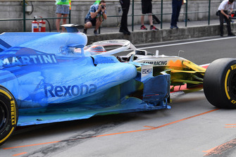 Robert Kubica, Williams FW41 with aero paint over the whole car