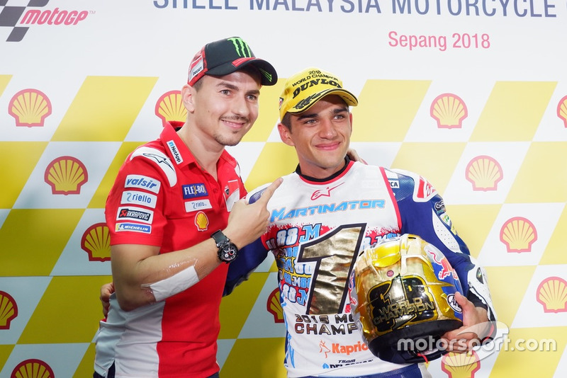 Jorge Lorenzo, Ducati Team con Jorge Martin, Del Conca Gresini Racing Moto3