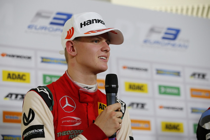 Conferencia de prensa, Mick Schumacher, PREMA Theodore Racing Dallara F317 - Mercedes-Benz