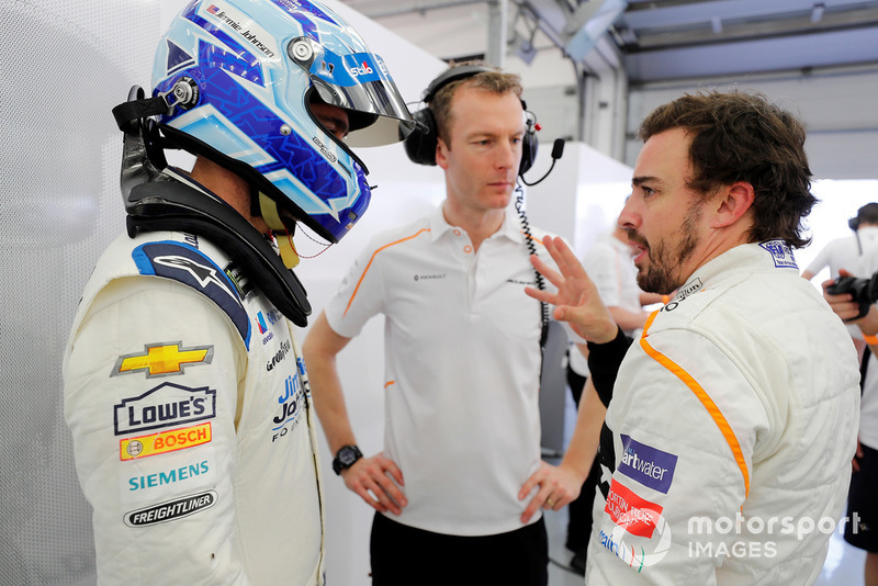 Jimmie Johnson, Fernando Alonso