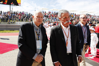 John Malone, Direktör, Liberty Media ve Chase Carey, CEO, Formula One
