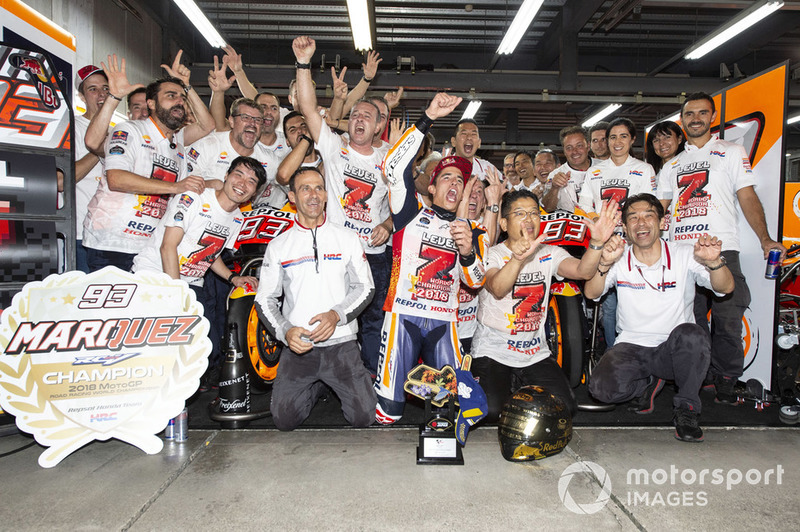 Le Champion du monde 2018, Marc Marquez, Repsol Honda Team