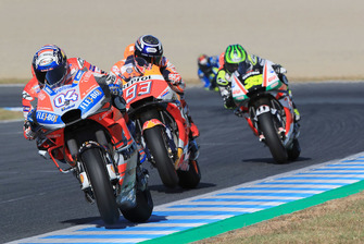 Andrea Dovizioso, Ducati Team, Marc Marquez, Repsol Honda Team, Cal Crutchlow, Team LCR Honda
