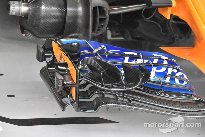 McLaren MCL33 front wing detail