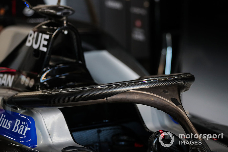 Luces LED en el Halo del coche de Sébastien Buemi, Nissan e.Dams