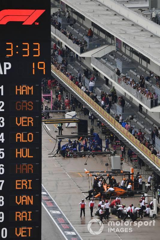 Pit lane