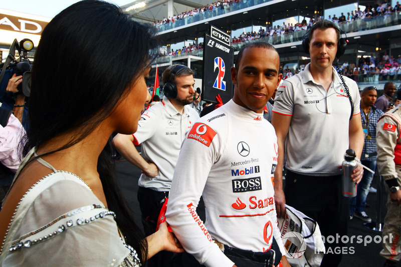 Nicole Scherzinger, Lewis Hamilton, McLaren MP4-25