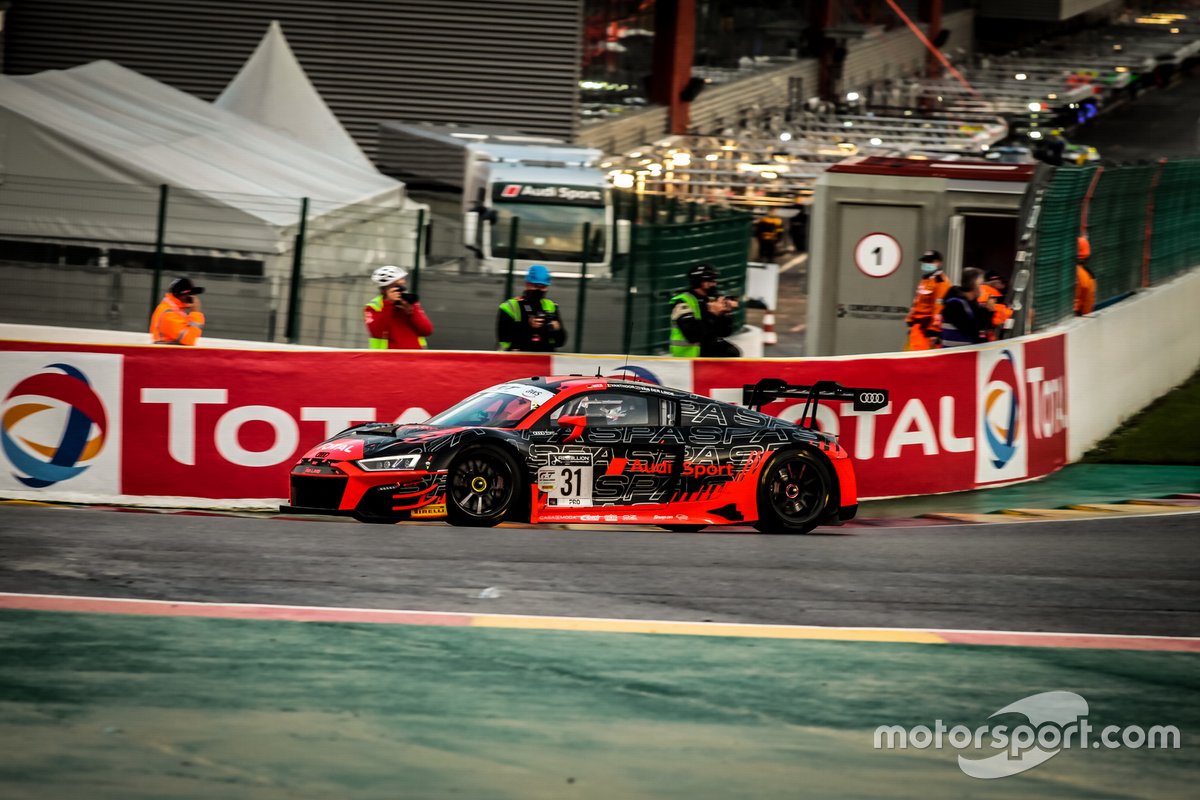 #31 Audi Sport Team WRT Audi R8 LMS GT3: Christopher Mies, Kelvin van der Linde, Dries Vanthoor