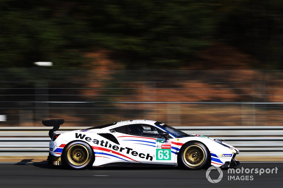 #63 Weathertech Racing Ferrari 488 GTE Evo: Cooper Macneil, Toni Vilander, Jeff Segal