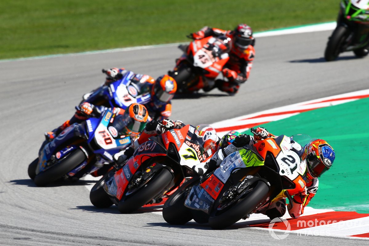 Michael Ruben Rinaldi, Team Goeleven, Chaz Davies, ARUBA.IT Racing Ducati