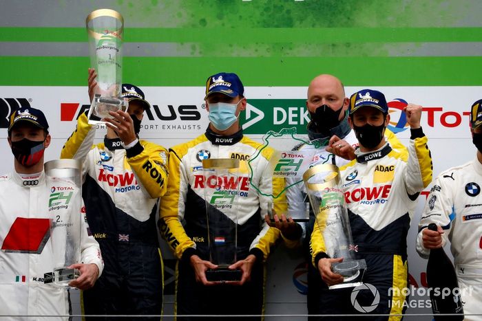 Podio: #99 Rowe Racing BMW M6 GT3: Alexander Sims, Nicky Catsburg, Nick Yelloly