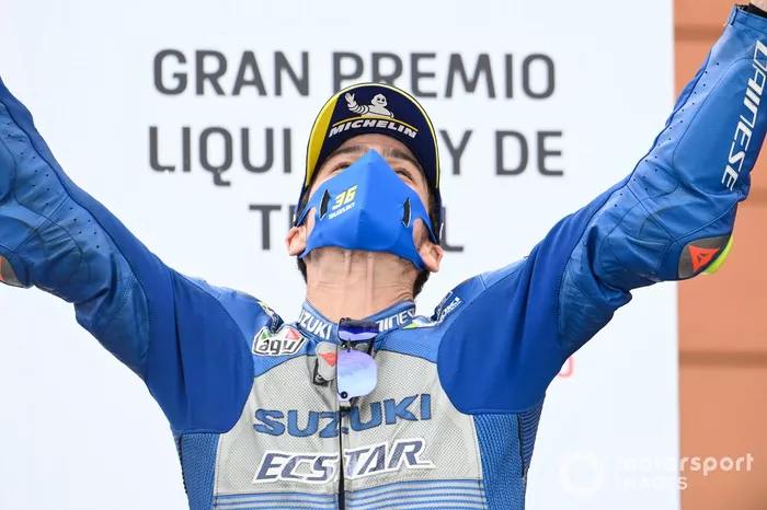 Podio: tercer lugar Joan Mir, Team Suzuki MotoGP