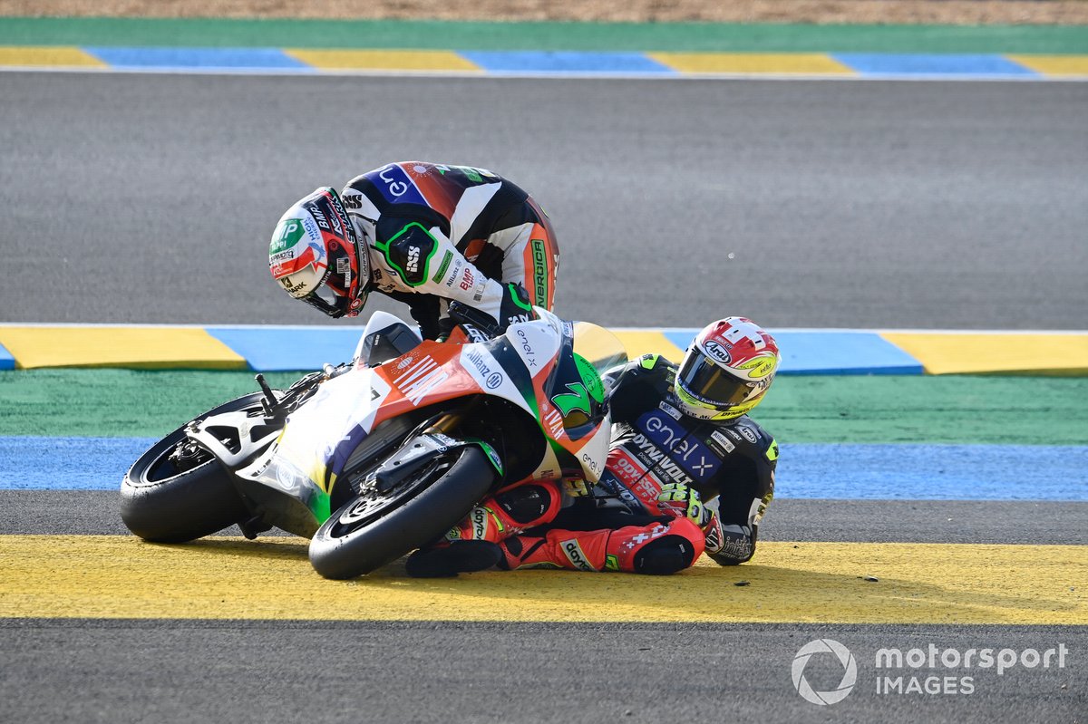 Caída de Niccolo Canepa, LCR E-Team