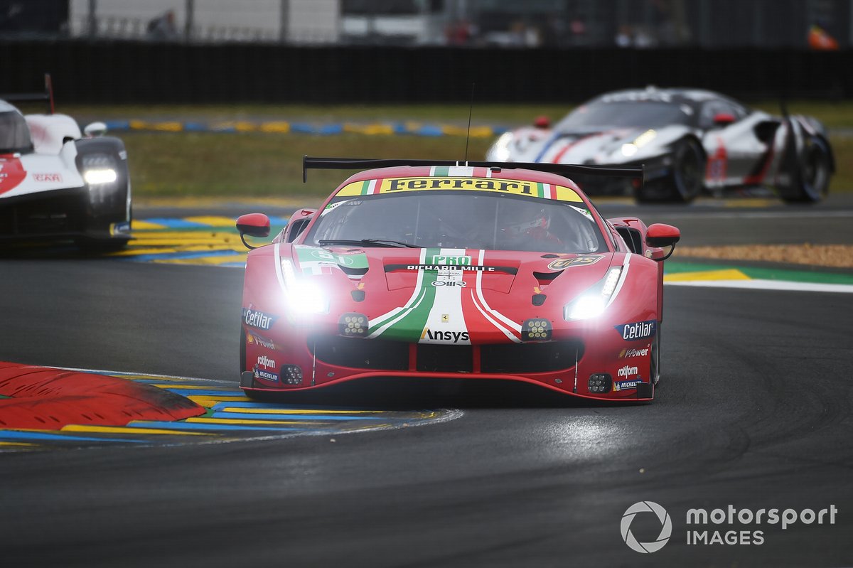 #51 AF Corse Ferrari 488 GTE EVO LMGTE Pro, Alessandro Pier Guidi, James Calado, Côme Ledogar