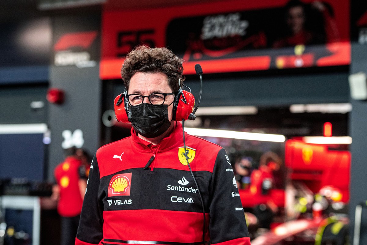 Mattia Binotto, jefe de Ferrari.