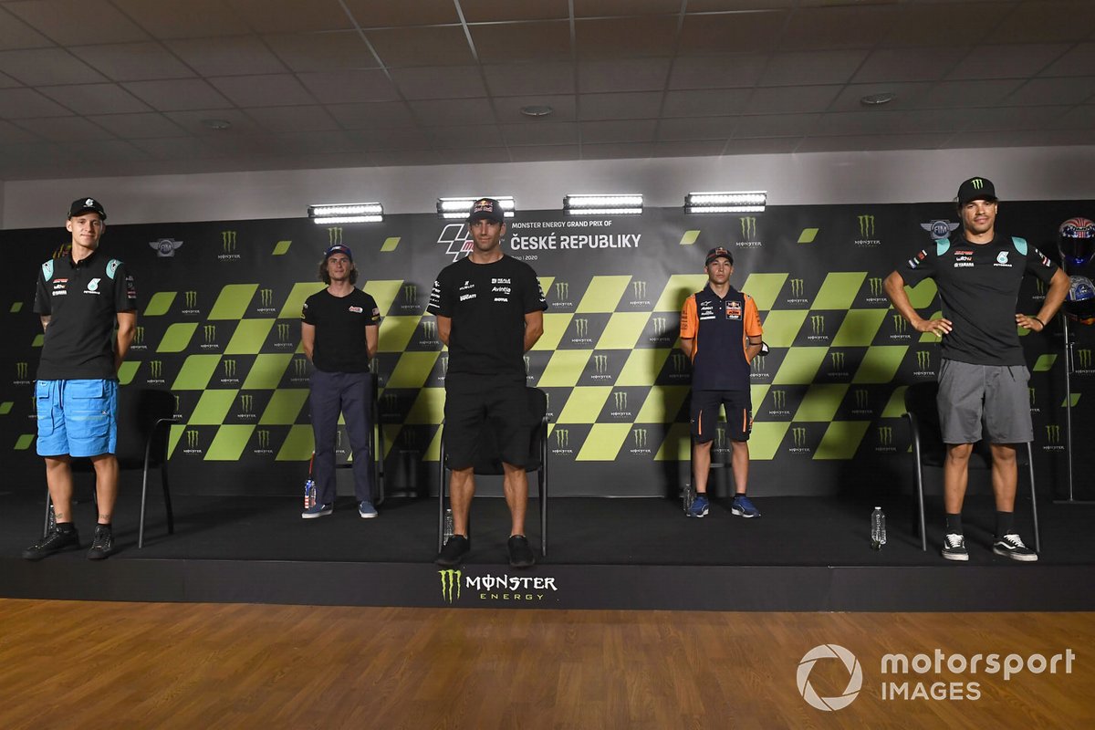 Fabio Quartararo, Petronas Yamaha SRT, Joe Roberts, Johann Zarco, Avintia Racing, Raul Fernandez, Franco Morbidelli, Petronas Yamaha SRT
