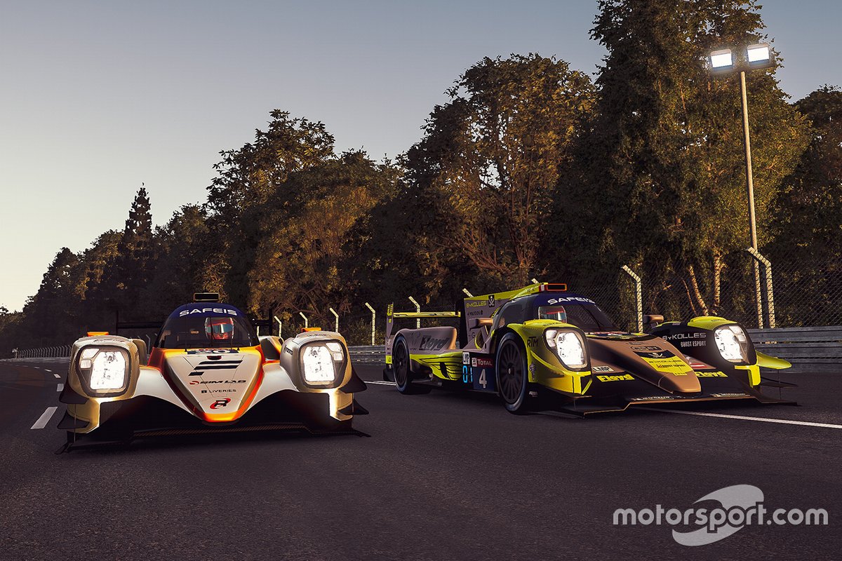 #20 Team Redline Oreca 07 LMP2: Max Verstappen, Lando Norris, Atze Kerkhof, Greger Huttu, #4 Bykolles - Burst Esport Oreca 07 LMP2: Tom Dillmann, Esteban Guerrieri, Jernej Simoncic, Jesper Pedersen