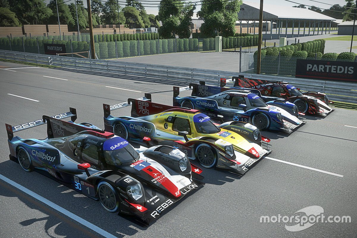 Alineación de Rebellion Williams Esport Oreca 07 LMP2