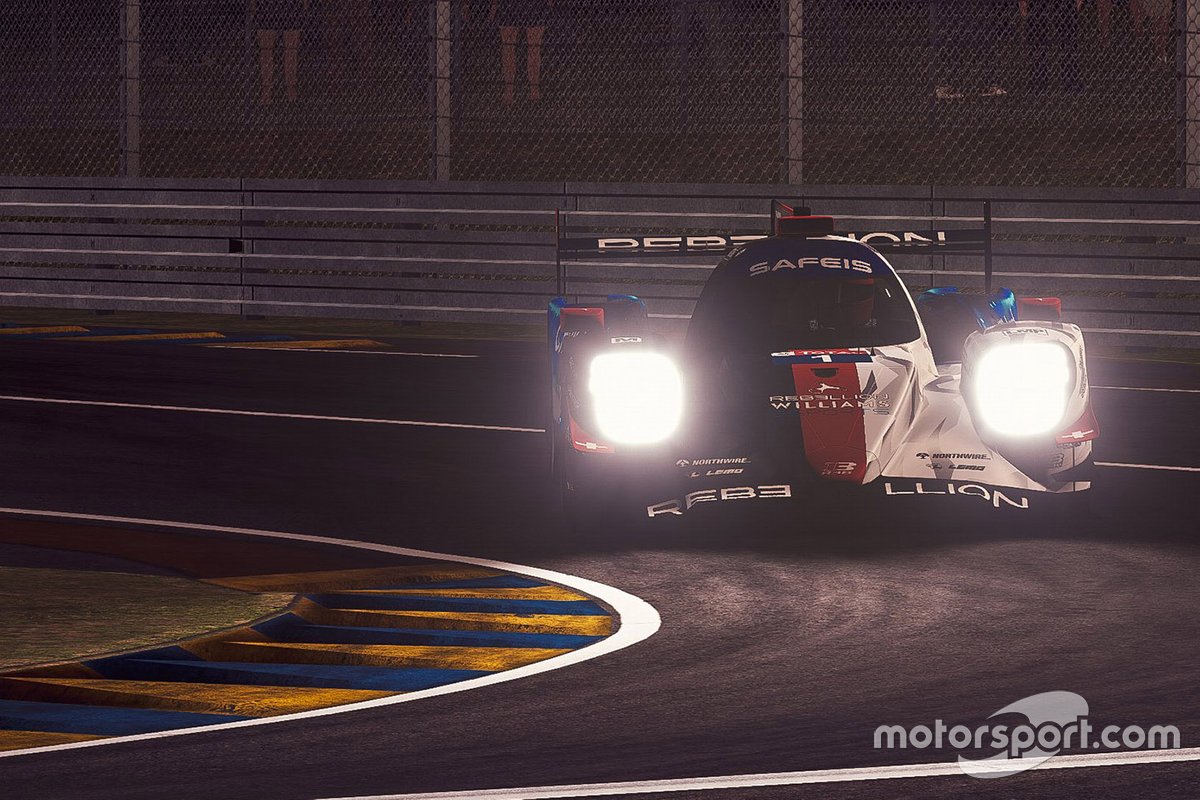 #1 Rebellion Williams Esport Oreca 07 LMP2: Louis Deletraz, Raffaele Marciello, Nikodem Wisniewski, Kuba Brzezinski
