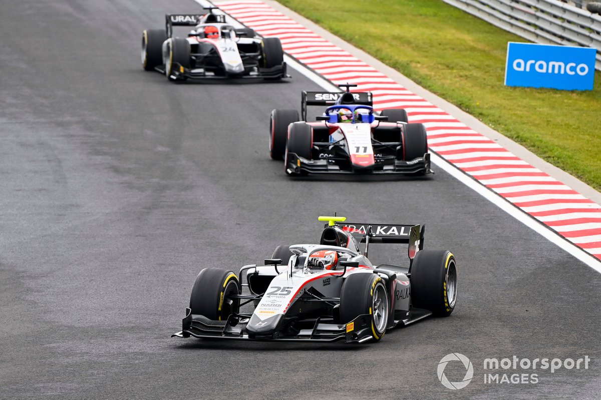 Luca Ghiotto, Hitech Grand Prix, Louis Deletraz, Charouz Racing System, Nikita Mazepin, Hitech Grand Prix