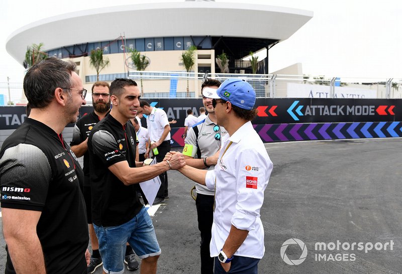 Suasana persiapan E-Prix Sanya