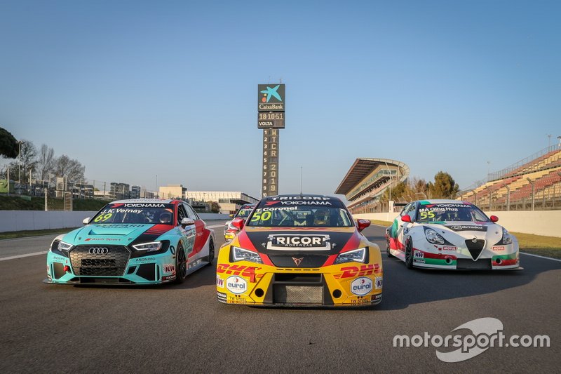 Jean-Karl Vernay, Leopard Racing Team Audi Sport Audi RS 3 LMS, Tom Coronel, Comtoyou DHL Team CUPRA Racing CUPRA TCR, Ma Qing Hua, Team Mulsanne Alfa Romeo Giulietta TCR