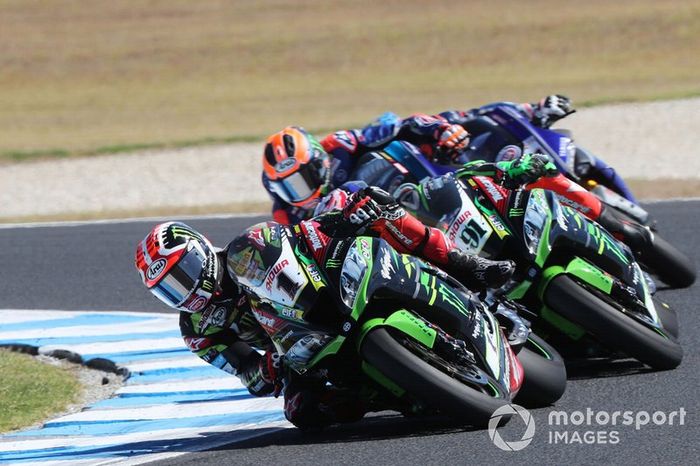Jonathan Rea, Kawasaki Racing, Leon Haslam, Kawasaki Racing, Michael van der Mark, Pata Yamaha, Marco Melandri, GRT Yamaha WorldSBK