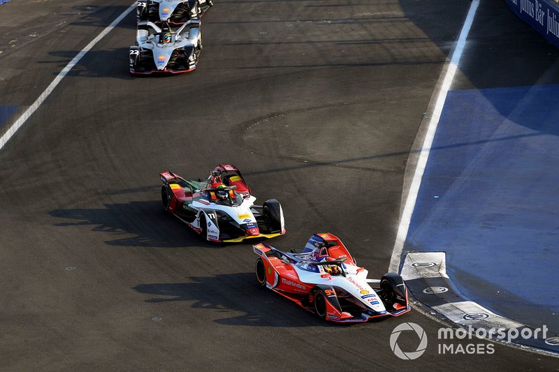 Pascal Wehrlein, Mahindra Racing, M5 Electro Lucas Di Grassi, Audi Sport ABT Schaeffler, Audi e-tron FE05, Oliver Rowland, Nissan e.Dams, Nissan IMO1 