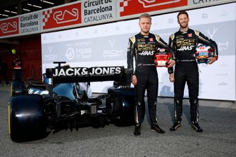 Kevin Magnussen, Haas F1 Team, Romain Grosjean, Haas F1 Team