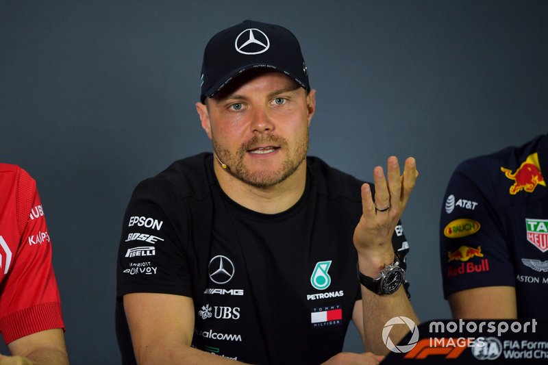 Valtteri Bottas, Mercedes AMG F1 en conferencia de prensa