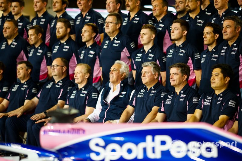 Il team Racing Point 2019