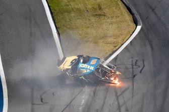 Crash of Ryan Newman, Roush Fenway Racing, Ford Mustang Koch Industries