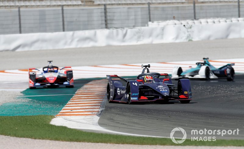 Robin Frijns, Envision Virgin Racing, Audi e-tron FE06 Jérôme d'Ambrosio, Mahindra Racing, M6Electro, Ma Qinghua, NIO 333, NIO FE-005 