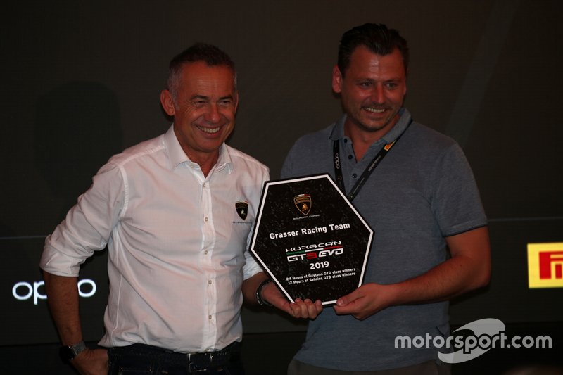 Premiazioni Lamborghini Super Trofeo 2019