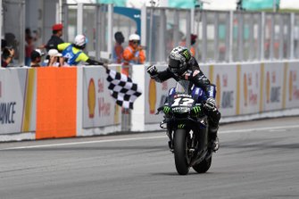 Maverick Vinales, Yamaha Factory Racing, vince la gara del GP di Malesia