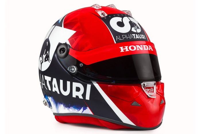 Casco de Daniil Kvyat, AlphaTauri