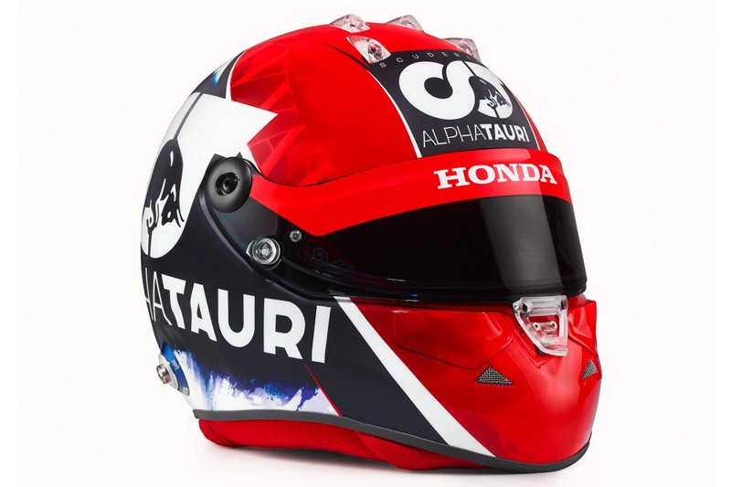 Casco de Daniil Kvyat, AlphaTauri
