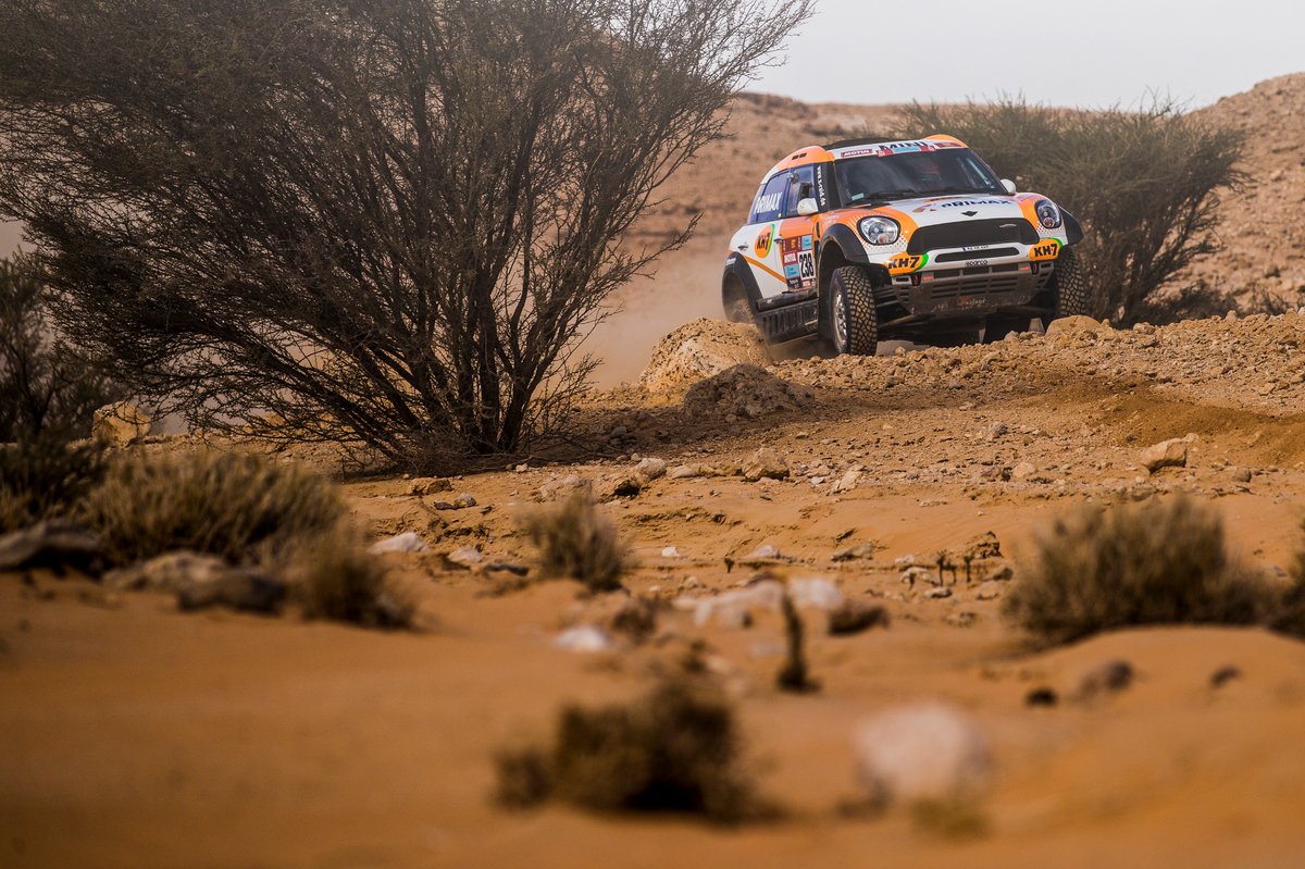 #238 X-Raid Mini John Cooper Works Rally Mini: Laia Sanz, Maurizio Gerini