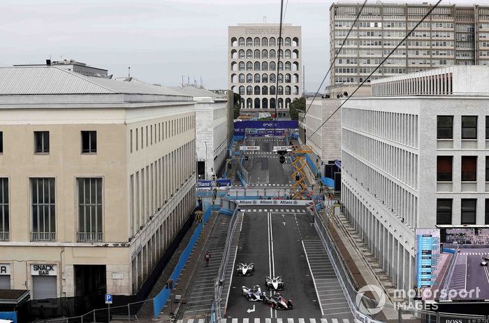 Oliver Rowland, Nissan e.dams, Nissan IMO2, Maximilian Gunther, BMW i Andretti Motorsport, BMW iFE.21, Norman Nato, Venturi Racing, Silver Arrow 02, Edoardo Mortara, Venturi Racing, Silver Arrow 02