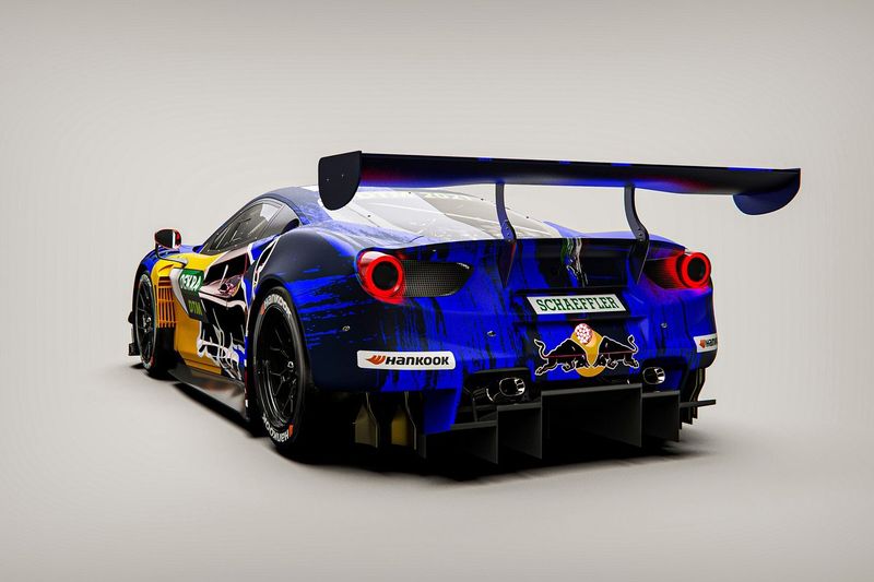 AF Corse Red Bull design for Liam Lawson