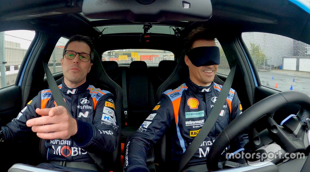 El reto de la venda de Dani Sordo, Borja Rozada y Hyundai