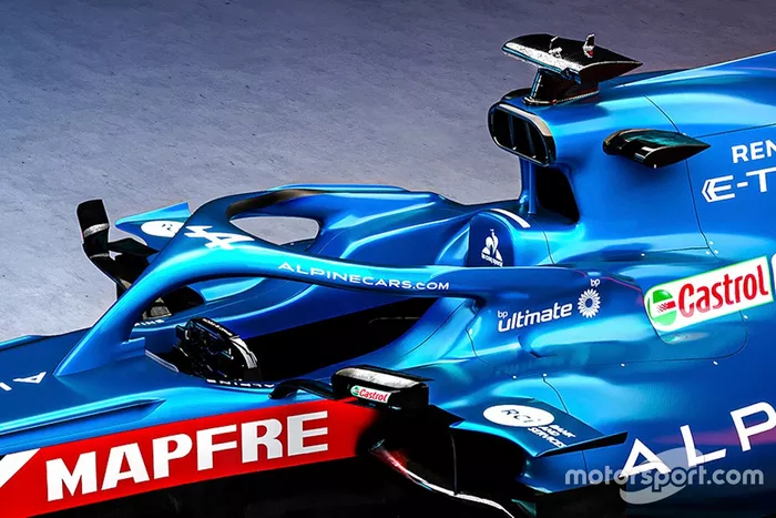 Detalle de la cabina del Alpine A521