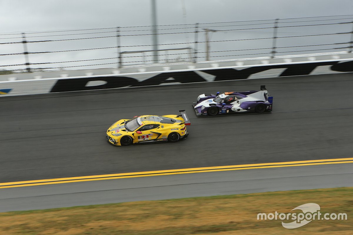 #3 Corvette Racing Corvette C8.R, GTLM: Antonio Garcia, Jordan Taylor, Nicky Catsburg, #8 Tower Motorsport ORECA LMP2 07: John Farano, Gabriel Aubry, Tim Buret, Matthieu Vaxiviere