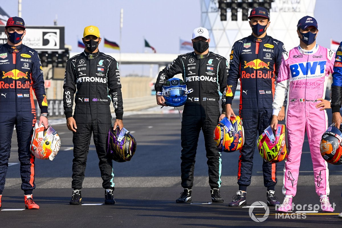 Foto di gruppo di fine stagione dei piloti