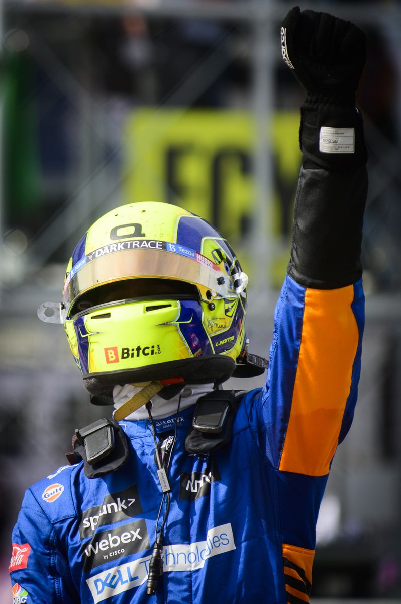 Tercer lugar Lando Norris, McLaren