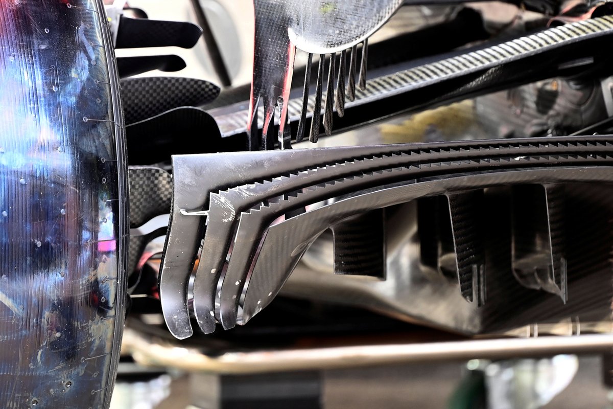 Detalle del Aston Martin AMR21