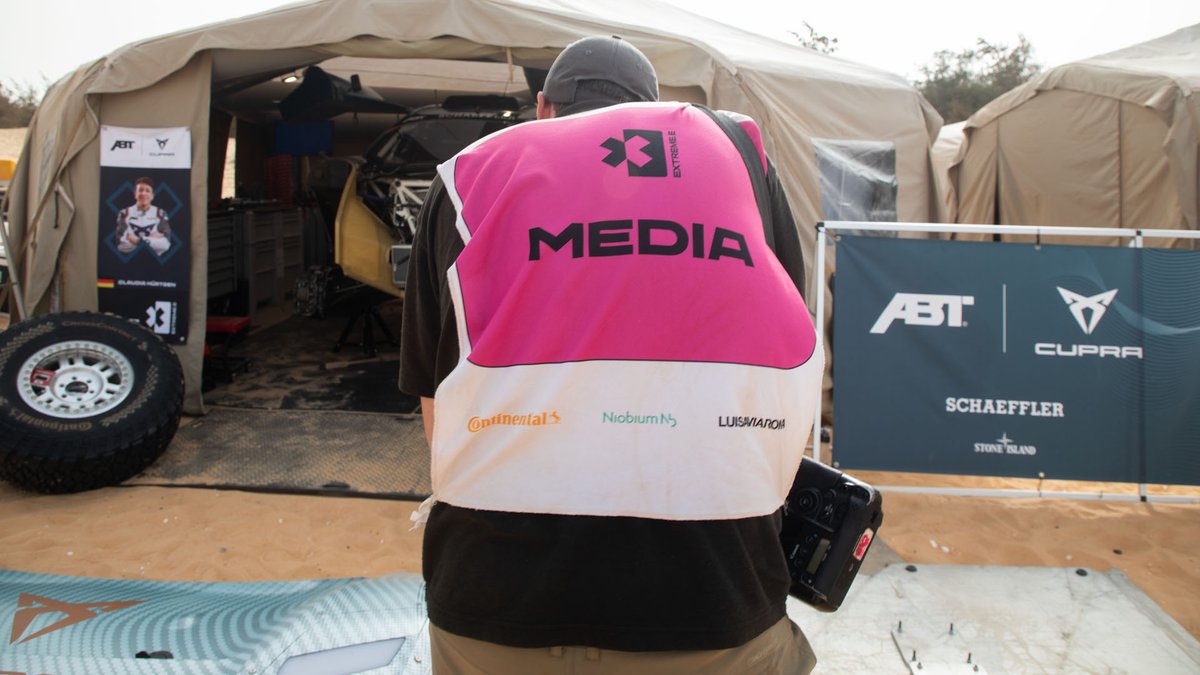 Sam Bloxham, coordinador de Motorsport Images, en el Ocean X-Prix
